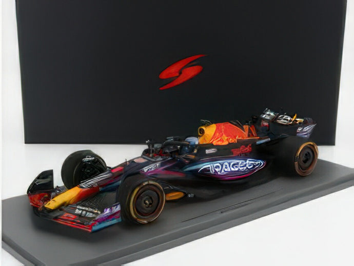 RED BULL  F1  RB19 TEAM ORACLE RED BULL RACING N 1 WORLD CHAMPION WINNER MIAMI GP 2023 MAX VERSTAPPEN  MATT BLUE/SPARK 1/18ミニカー