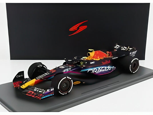 レッドブル - F1 RB19 チームオラクルレッドブル N11 マイアミGP2023 セルジオ・ペレス - マットブルー  / Spark 1/18 ミニカー