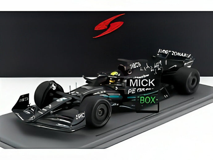 【予約】MERCEDES GP F1 W14 PETRONAS No.47 2023 スペインGP タイヤテスト M.シューマッハ マットブラック/ Spark 1/18 ミニカー