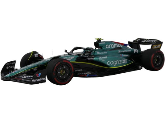 Aston Martin AMR23 2023年 F1 イギリスGP #14 F.アロンソ/ Spark 1/18 ミニカー