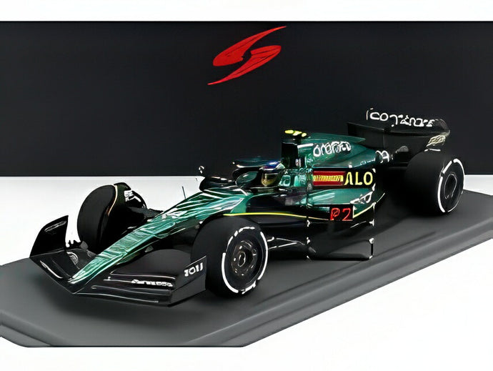 【予約】ASTON MARTIN F1 AMR23 ARAMCO No.14 2023 カナダGP 2位 F.アロンソ グリーン/ Spark 1/18 ミニカー