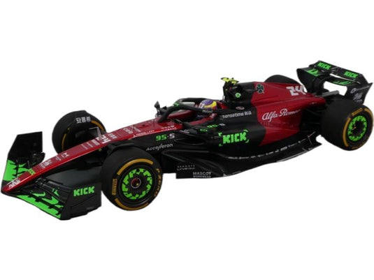 Alfa Romeo C43 2023年 F1 ベルギーGP #24 G.ジョウ/ Spark 1/18 ミニカー