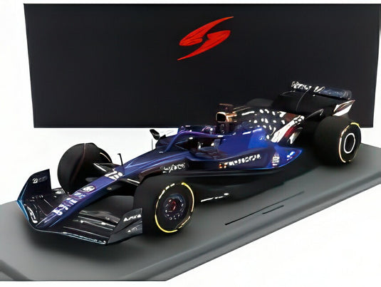 ウィリアムズ - F1 FW45 チームウィリアムズガルフ N23 アメリカGP2023 アレクサンダー・アルボン - ブルー  / Spark 1/18 ミニカー