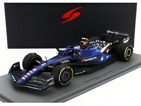 ウィリアムズ - F1 FW45 チームウィリアムズガルフ N2 アメリカGP2023 ローガン・サージェント - ブルー  / Spark 1/18 ミニカー