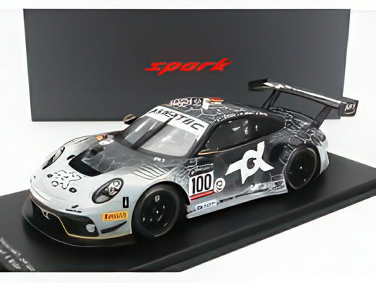 PORSCHE 911 991-2 GT3 R チーム トクスポート WRT N 100 スパ24時間 2022 J.アンドローアー M.ディーンスト S.ミュラー ホワイト ブラック/ Spark 1/18 500台限定ミニカー