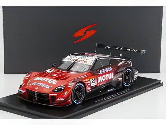 NISSAN TYPE Z チーム モチュール オーテック ニスモ N 23 GT500クラス SUPER GT 2023 松田次生 ロニー・クインタレッリ レッド ブラック/ Spark 1/18 ミニカー
