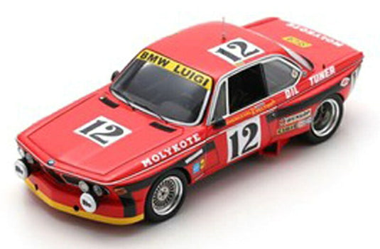 BMW 3.0 CSI E9 Winner 24h Spaスパ 1974 Xhenceval Peltier Dieudonne / Spark 1/18 ミニカー
