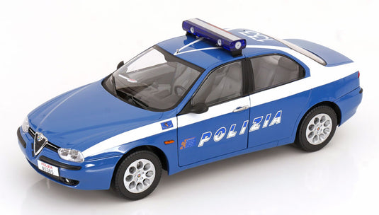 Alfa Romeo 156 2.0 ツインスパーク ポリツィア 1997/ Mitica 1/18 ミニカー
