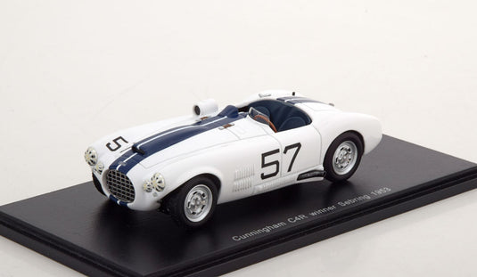 Cunninghamカニンガム C4 R Winner 12h Sebringセブリング優勝 1953 Walters/Fitch / Spark 1/43 ミニカー