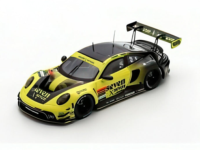 【予約】PORSCHE 911 992 GT3 R SEVEN X SEVEN RACING No.666 2025 SUPER GT イエロー ブラック/ Spark 1/43 ミニカー