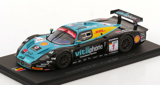 マセラティ MC12 GT1 スパ24時間 優勝 2008 Bertolini/Sarrazin/Bartels/van de Poele/ Spark 1/43 ミニカー