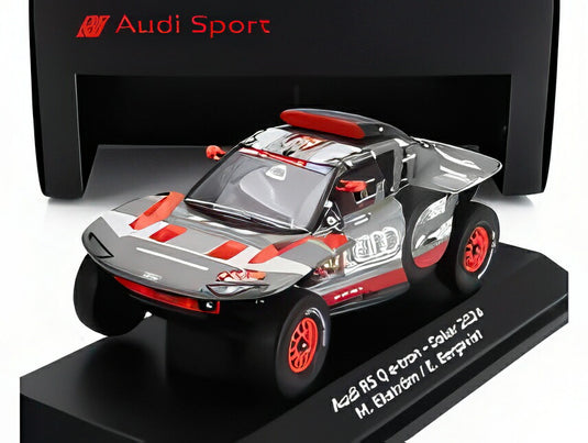 アウディ - RS Q E-TRON E2 チームアウディスポーツ N207 ダカールラリー2024 マティアス・エクストローム - エミル・ベルクビスト - グレーシルバーブラック  / Spark 1/43 ミニカー