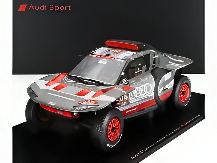 【予約】AUDI RS Q E-TRON E2 チーム AUDI SPORT N 204 ダカールラリー 優勝 2024 C.サインツ L.クルス グレー シルバー ブラック/ Spark 1/18 ミニカー