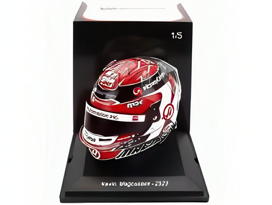Bell Helmet F1 Casco Helmet Haas Fw23 チーム Moneygram Haas 20 Season 2023 Kevin Magnussen 5HF097/ Spark 1/5 ミニカー