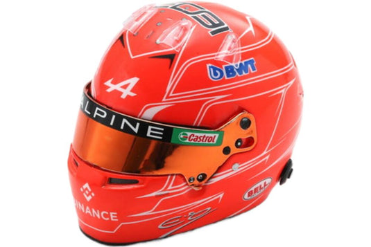 Bell ヘルメット F1 Renault A523 チーム Bwt Alpine 31 Azerbaijan GP 2023 Esteban Ocon 5HF131/ Spark 1/5 ミニカー