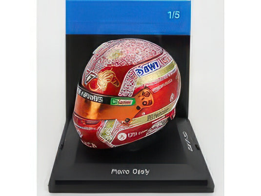 Bell ヘルメット F1 Renault A523 チーム Bwt Alpine 10 Qatar GP 2023 Pierre Gasly 5HF135/ Spark 1/5 ミニカー