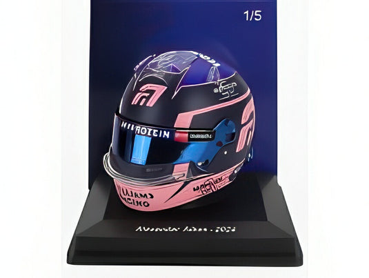 ベルヘルメット - F1ヘルメット アレクサンダー・アルボン チームウィリアムズ N23 2024シーズン - ブルーピンク  / Spark 1/5 ミニカー