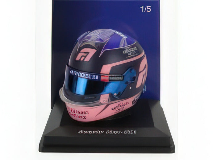 BELL HELMET  CASCO HELMET F1 ALEXANDER ALBON TEAM WILLIAMS RACING N 23 SEASON 2024  BLUE PINK/SPARK 1/5ミニカー