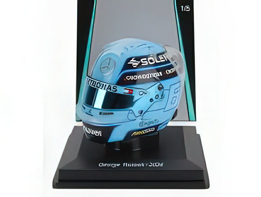 Bell ヘルメット F1 George Russell チーム Amg Petronas Motorsport Formula One 63 シーズン 2024 5HF146/ Spark 1/5 ミニカー