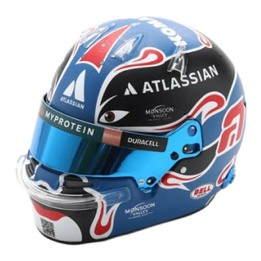 Alexander Albon ヘルメット Williams Racing 中国GP 2025 / Spark 1/5 ミニカー