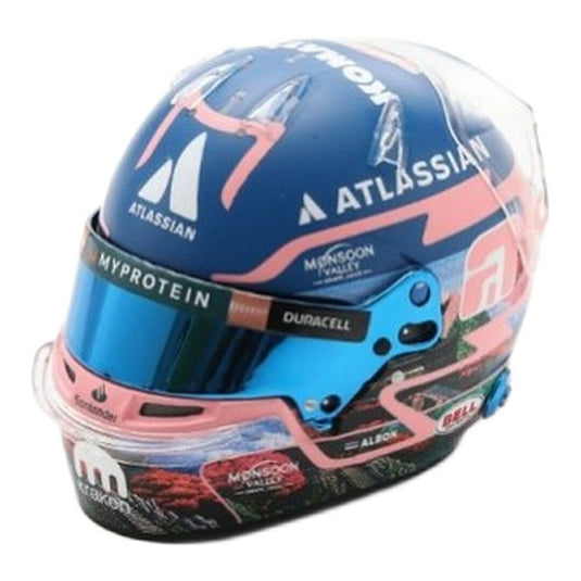 Alexander Albon ヘルメット Williams Racing 日本GP 2025 / Spark 1/5 ミニカー