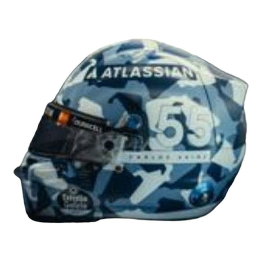 【予約】 BELL HELMET- CASCO HELMET F1 CARLOS SAINZ TEAM ATLASSIAN WILLIAMS RACING N 55 BRITISH GP 2025 - LIGHT BLU