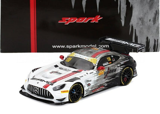 MERCEDES BENZ AMG GT3 EVO TEAM GMR N 130 優勝 FIA GTワールドカップ マカオ 2024 マロ・エンゲル / Spark 1/64 ミニカー