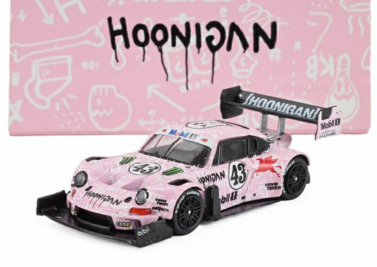 PORSCHE 911 (912ベース) HOONIPIGASUS 1400hp N 43 パイクスピーク 2022 ケン・ブロック ピンク / Spark 1/64 ミニカー