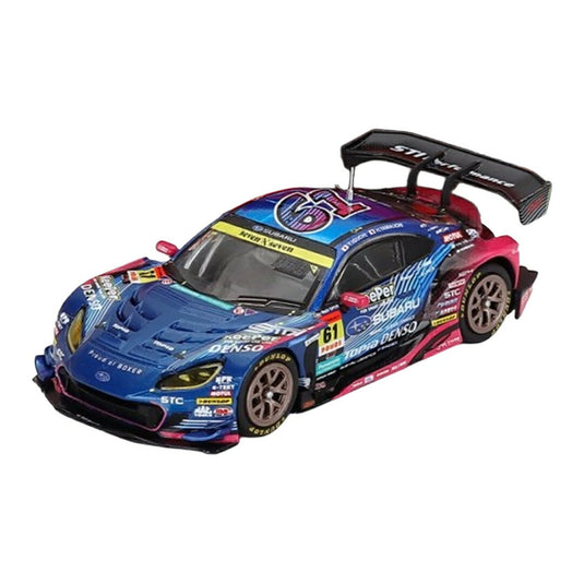 SUBARUスバル BRZ 2025 No.61 R&D SPORT GT300 SUPER GT TAKUTO IGUCHI HIDEKI TAMAUCHI BLUEブルー / Spark 1/64 ミニカー