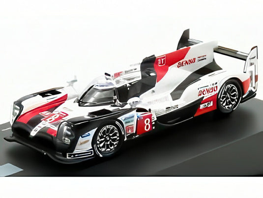 TOYOTA TS050 ハイブリッド トヨタ ガズー レーシング N 8 セバスチャン ブエミ 中嶋一貴 フェルナンド アロンソ ウィナー ルマン 2019 ホワイト レッド ブラック/ Spark 1/87 ミニカー