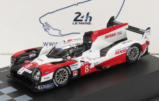 TOYOTA TS050 2 4L HYBRID TURBO V6 チーム TOYOTA GAZOO RACING 8号車 2020年 ルマン24時間 優勝 S.BUEMI B.HARTLEY K.NAKAJIMA レッド/ホワイト/ Spark 1/87 ミニカー