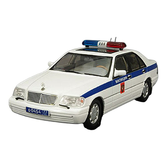 Mercedes Benzメルセデスベンツ W140 ポリス レニングラード ホワイト / Spark 1/43 ミニカー