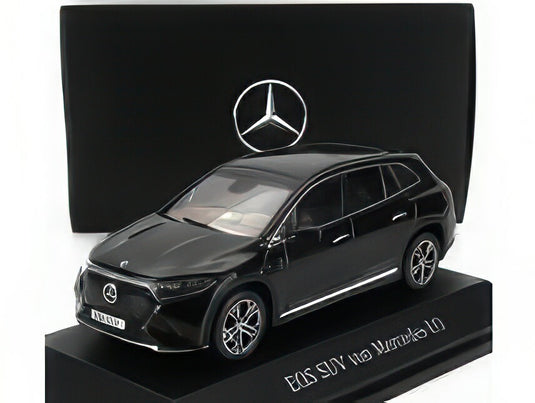 MERCEDES BENZ EQS SUV (X296) VON MERCEDESEQ 2022 BLACK/SPARK-MODEL 1/43ミニカー