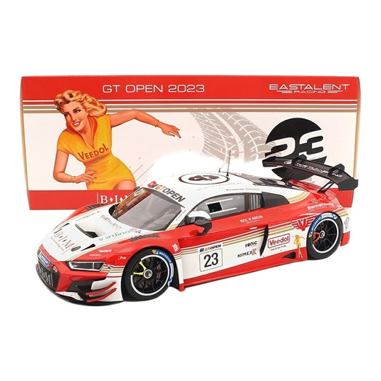 Audiアウディ R8 LMS GT3 evo II No.23 GT Open 2023 Eastalent Racing / Spark 1/18 ミニカー