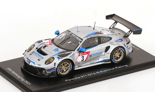 Porscheポルシェ 911 GT3-R No 3 24h Nuerburgringニュルブルクリンク 2021 Dumas/Andlauer/Vanthoor/M?ller Rutronikルドロニックエディション / Spark 1/43 ミニカー