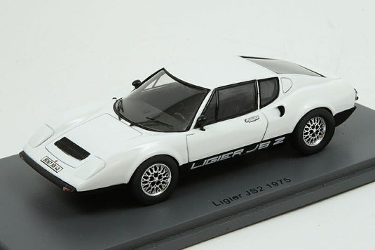 Ligier JS 02 ロードバージョン 1972 ホワイト/ Spark 1/43 ミニカー