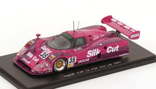 Jaguarジャガー XJR 12 No 35 24h Le Mansル・マン 1991 Silk Cut Jones/Boesel/Ferte / Spark 1/43 ミニカー