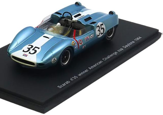 Scarabスカラブ Winner American Challenge Cupデイトナ優勝 1964 Foytフォイト / Spark 1/43 ミニカー