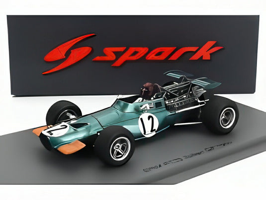 BRM - F1 139 No.12 イタリアGP 1969 ジャッキー・オリバー - グリーン イエロー/ Spark 1/43 ミニカー
