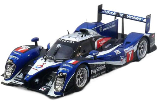 Peugeotプジョー 908 No 7 24h Le Mansル・マン 2011 Davidson/Gene/Wurz / Spark 1/43 ミニカー
