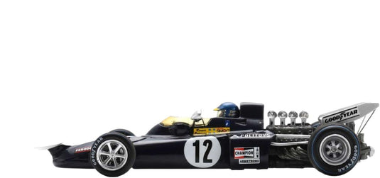 March 711 12号車 レースオブチャンピオン 1971 Ronnie Peterson/ Spark 1/43 ミニカー