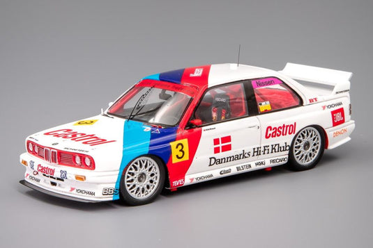 BMW E30 M3 3号車 Team Schnitzer GPデンマーク 1991 Kris Nissen/ Spark 1/43 ミニカー
