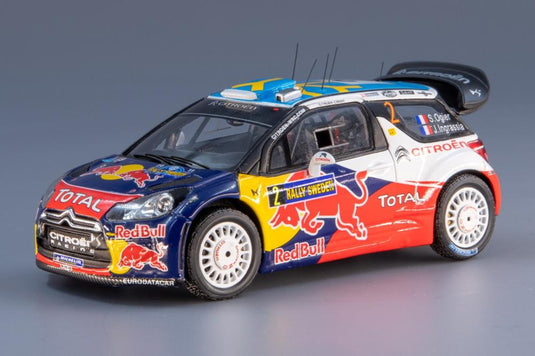 Citroen DS3 WRC 2号車 ラリースウェーデン 2011 4位 S.Ogier J.Ingrassia/ Spark 1/43 ミニカー