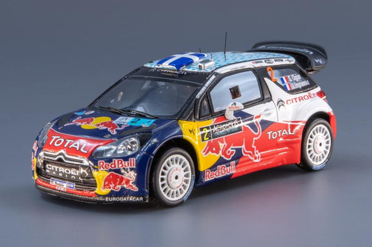 Citroen DS3 WRC 2号車 アクロポリスラリー 2011 優勝 S.Ogier J.Ingrassia/ Spark 1/43 ミニカー