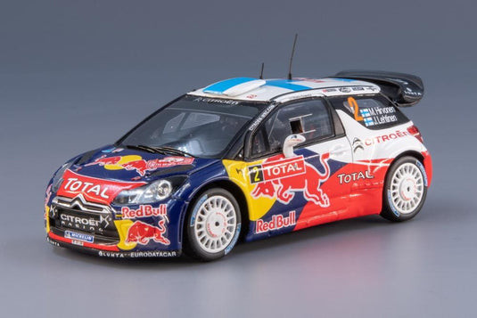 Citroen DS3 WRC 2号車 ラリーモンテカルロ 2012 4位 M.Hirvonen J.Lehtinen/ Spark 1/43 ミニカー