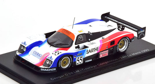 ミニカー Cougar C 28 LM No.55 24H Le Mans 1992 Cougar C28LM No.55 24時間ルマン Fabre/Robert/Brand 1992
