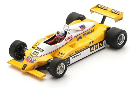 【予約】ATSエーティーエス F1 D5 N 9 AUSTRIAN GP 1982 MANFRED WINKELHOCK YELLOW WHITE / SPARK-MODEL 1/43 ミニカー