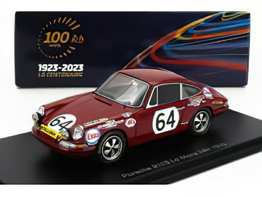 PORSCHE - 911S 1991cc COUPE TEAM C.HALDI N 64 24h LE MANS 1970 JEAN SAGE - PIERRE GREUB - REDSPARK 1/43ミニカー