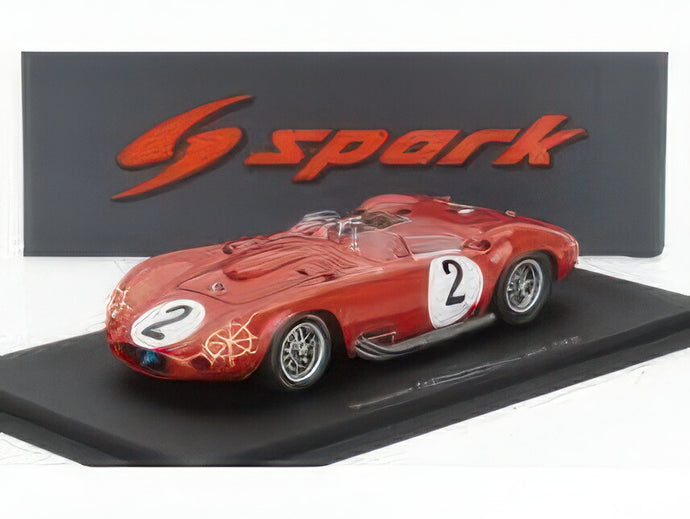 MASERATI 450S N2 ルマン24時間 1957 ジャンベーラ アンドレシモン レッド/ Spark 1/43 ミニカー