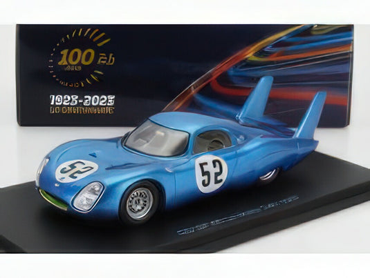 PEUGEOT  CD SP66  TEAM S.E.C. AUTOMOBILES N 52 24h LE MANS 1967 DENNIS DAYAN  CLAUDE BALLOT LENA  LIGHT BLUE/SPARK 1/43ミニカー